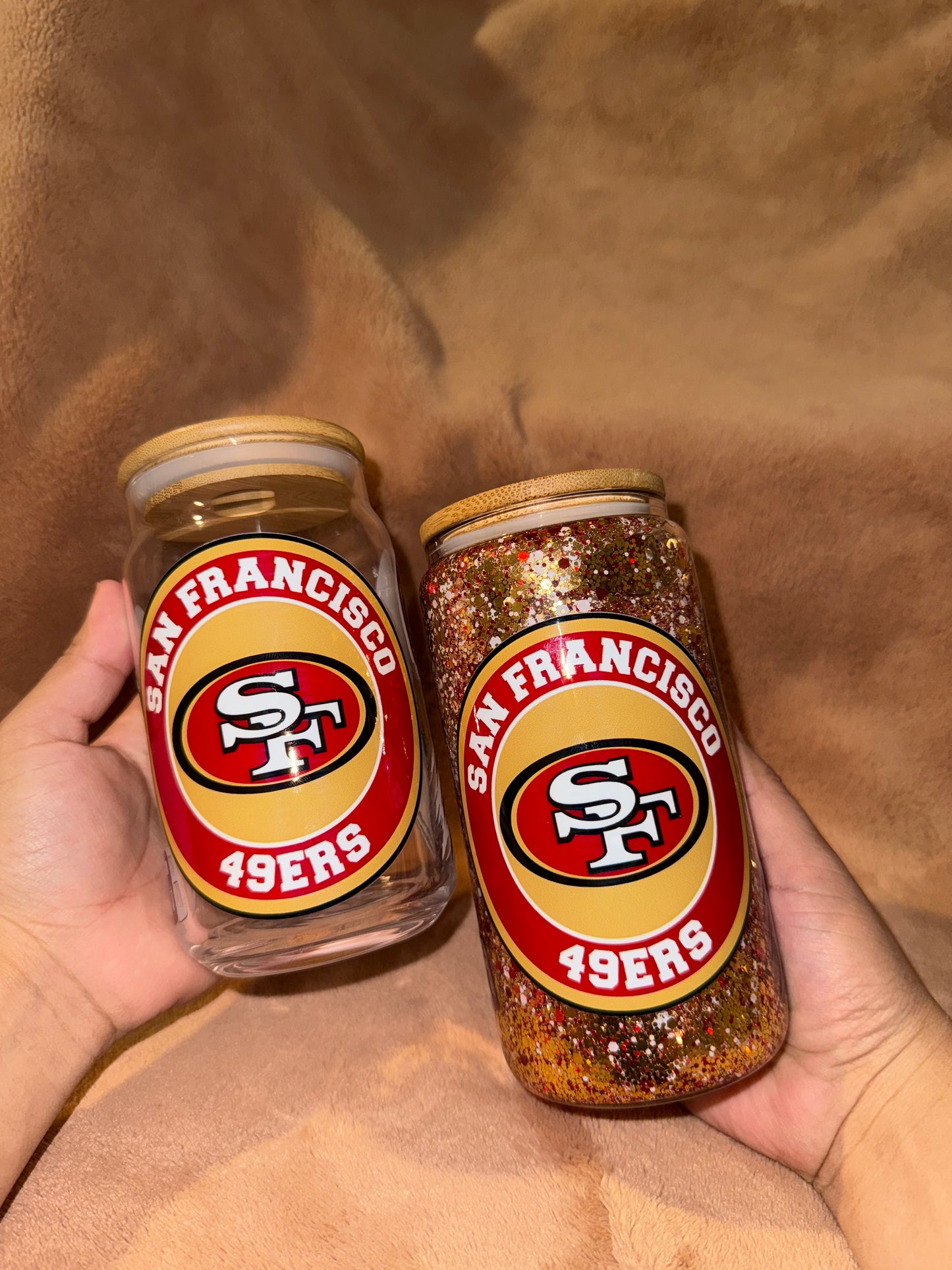49ers his & hers cups