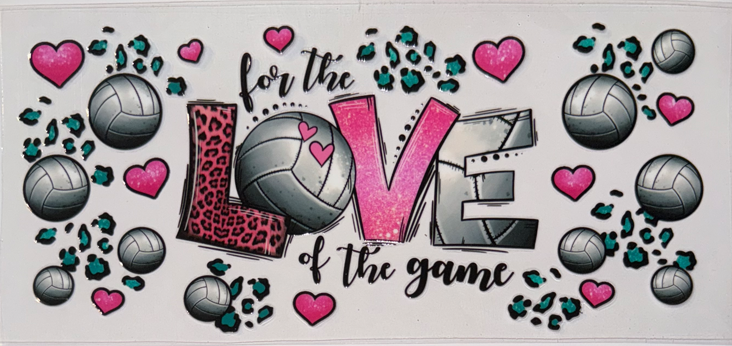 For the love volleyball