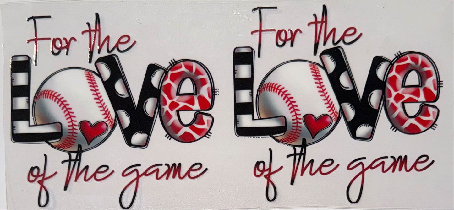 For the love baseball