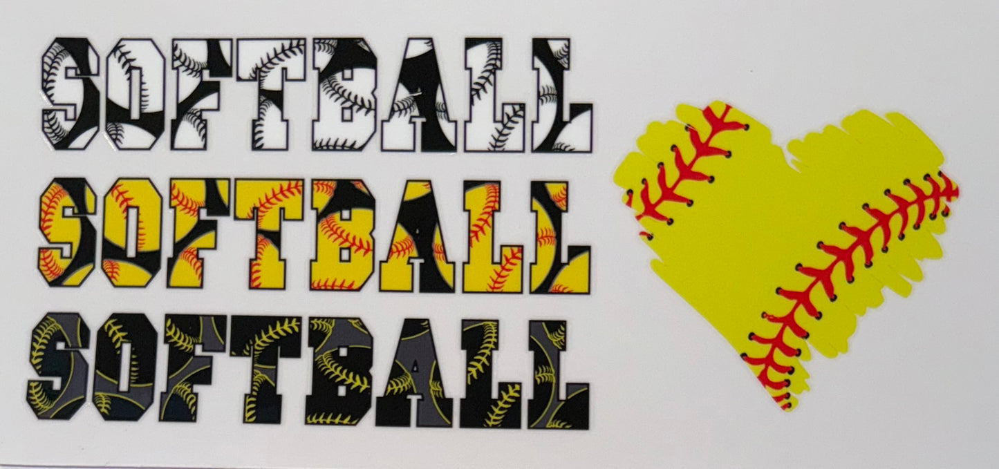 Softball x 3