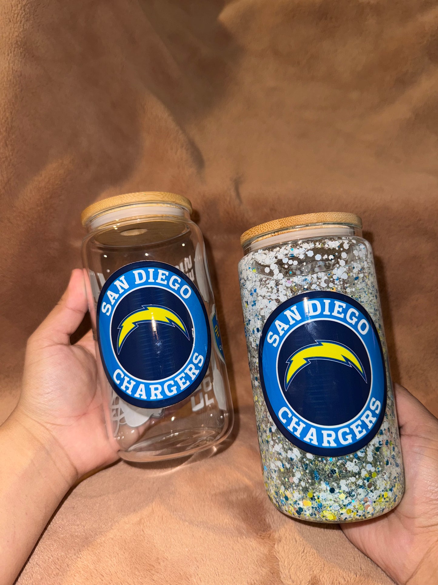 San Diego Chargers his & hers cup