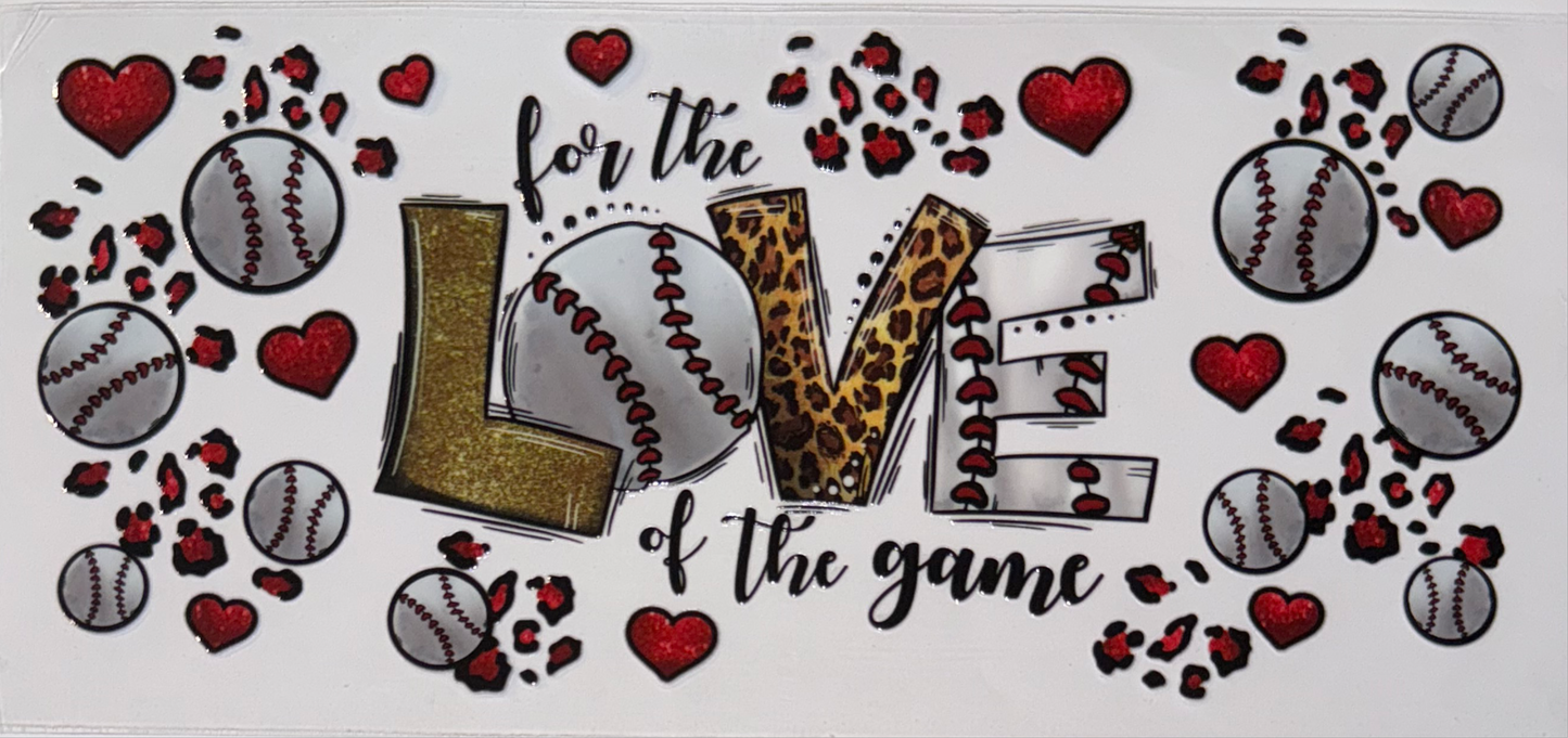 For the love baseball