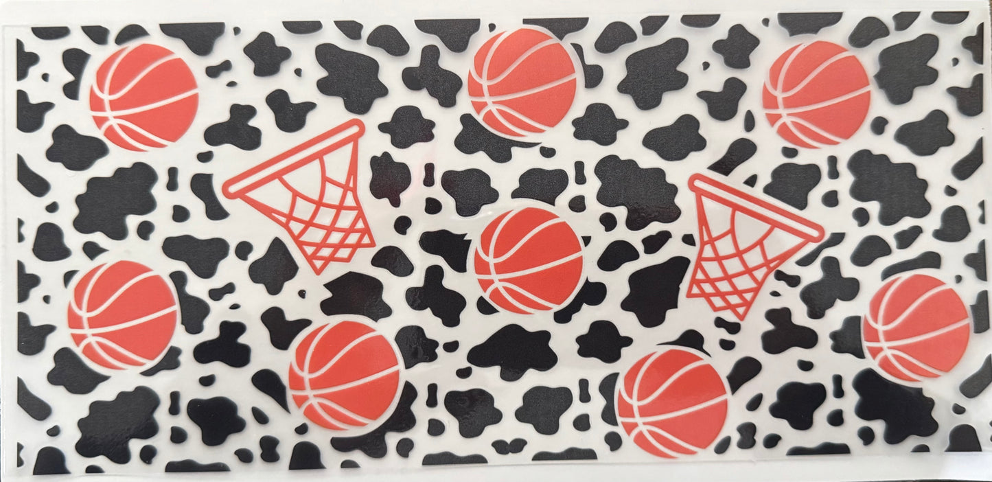Basketball Cow Print Wrap