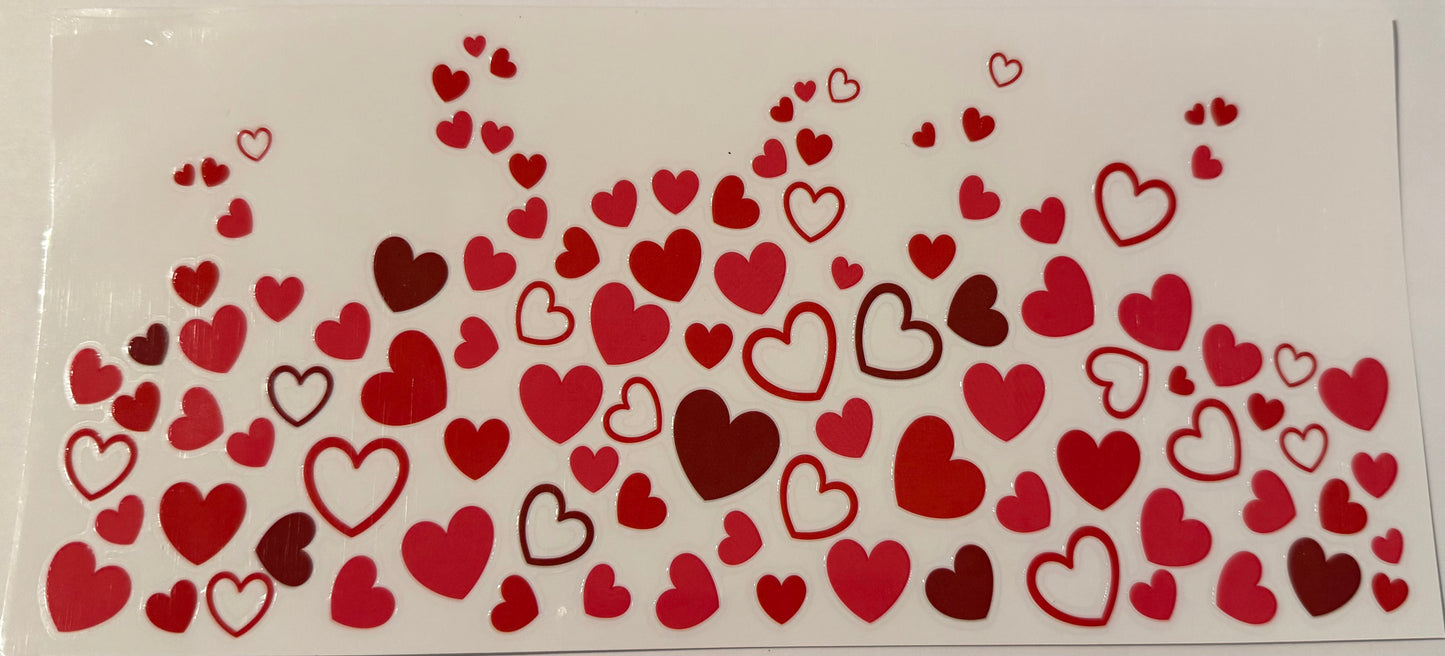 Hearts Decal
