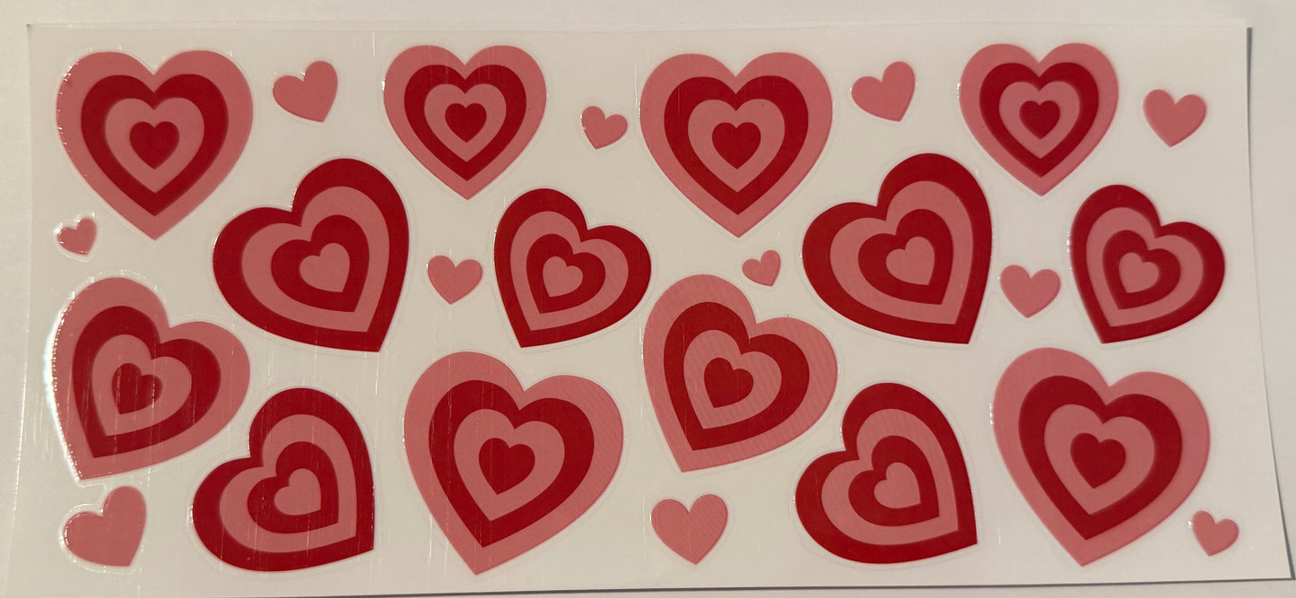 Hearts Decal