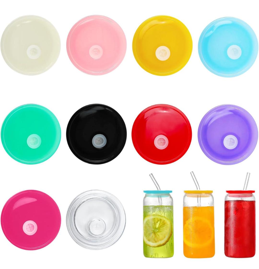 16oz Snow Globe Color Lids