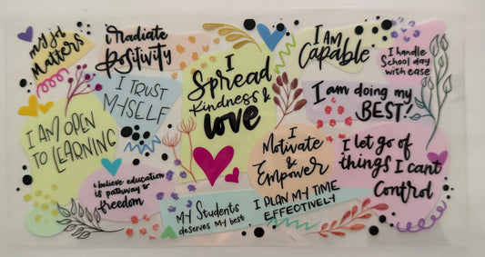 Positive sayings wrap