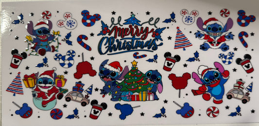 Christmas stitch wrap