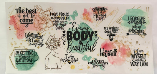 Every body is beautiful wrap