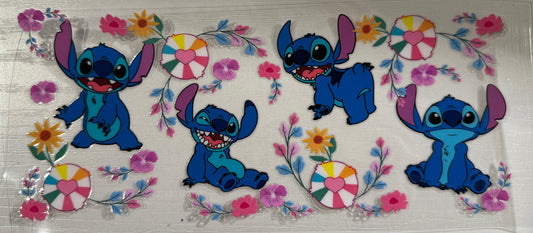 Hawaii flower stitch wrap