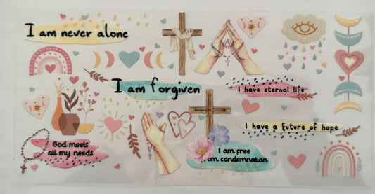 Spiritual saying wrap