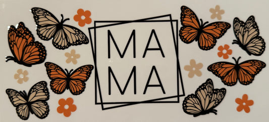 Mama with butterflies Decal