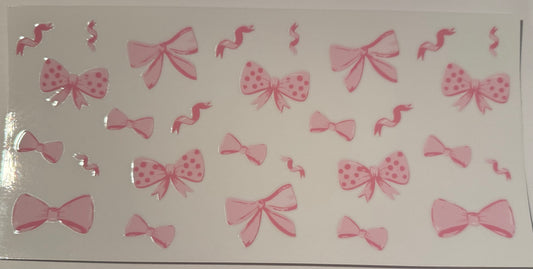 Pink Bows Decal