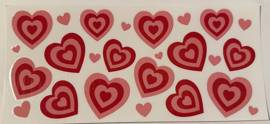 Hearts Decal