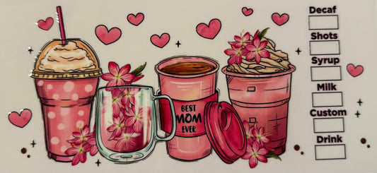 Best Mom Ever Coffee Decal